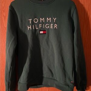 Tommy Hilfiger Dark Green Crewneck Sweater